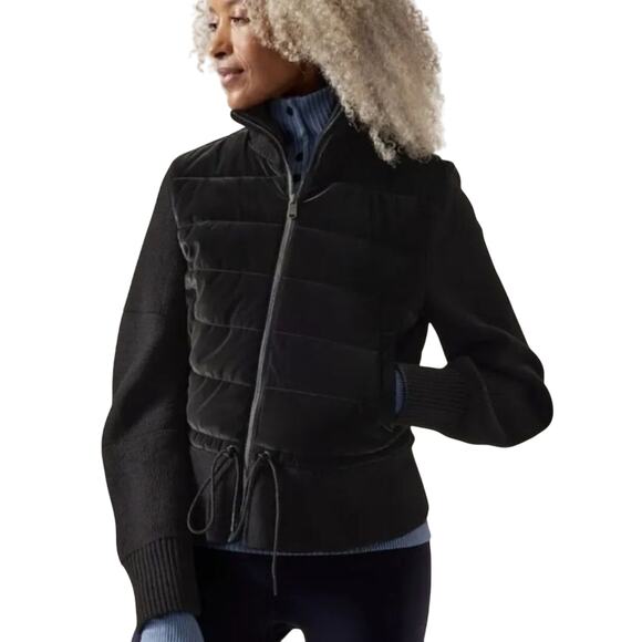 ATHLETA Hanover Hybrid Black Jacket, Size XL, New with Tag MSRP $259 - Picture 1 of 16